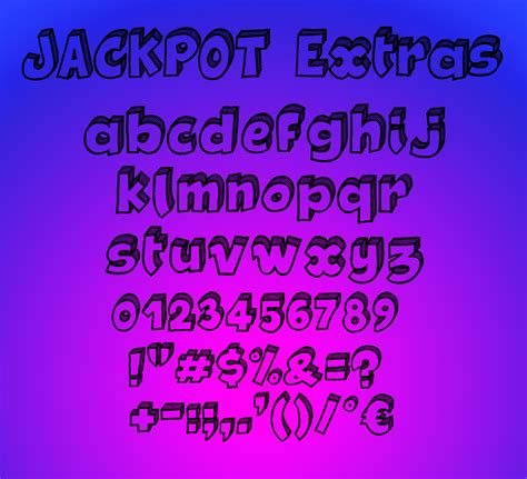 jackpot font